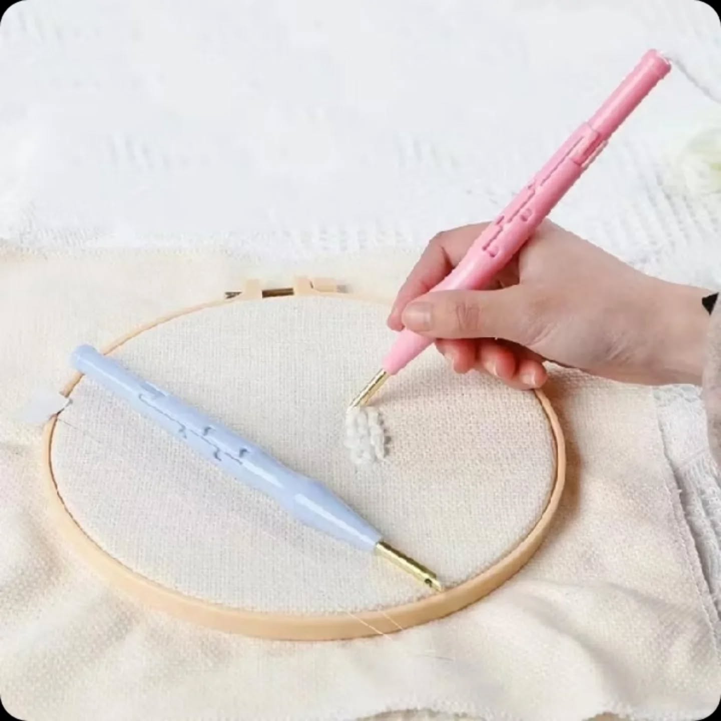 Kit Agulha Mágica (Punch Needle) Completo